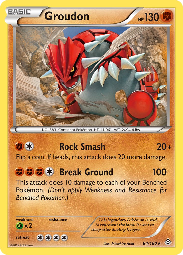 Groudon (84/160) (Theme Deck Exclusive) [XY: Primal Clash] | GnG Games