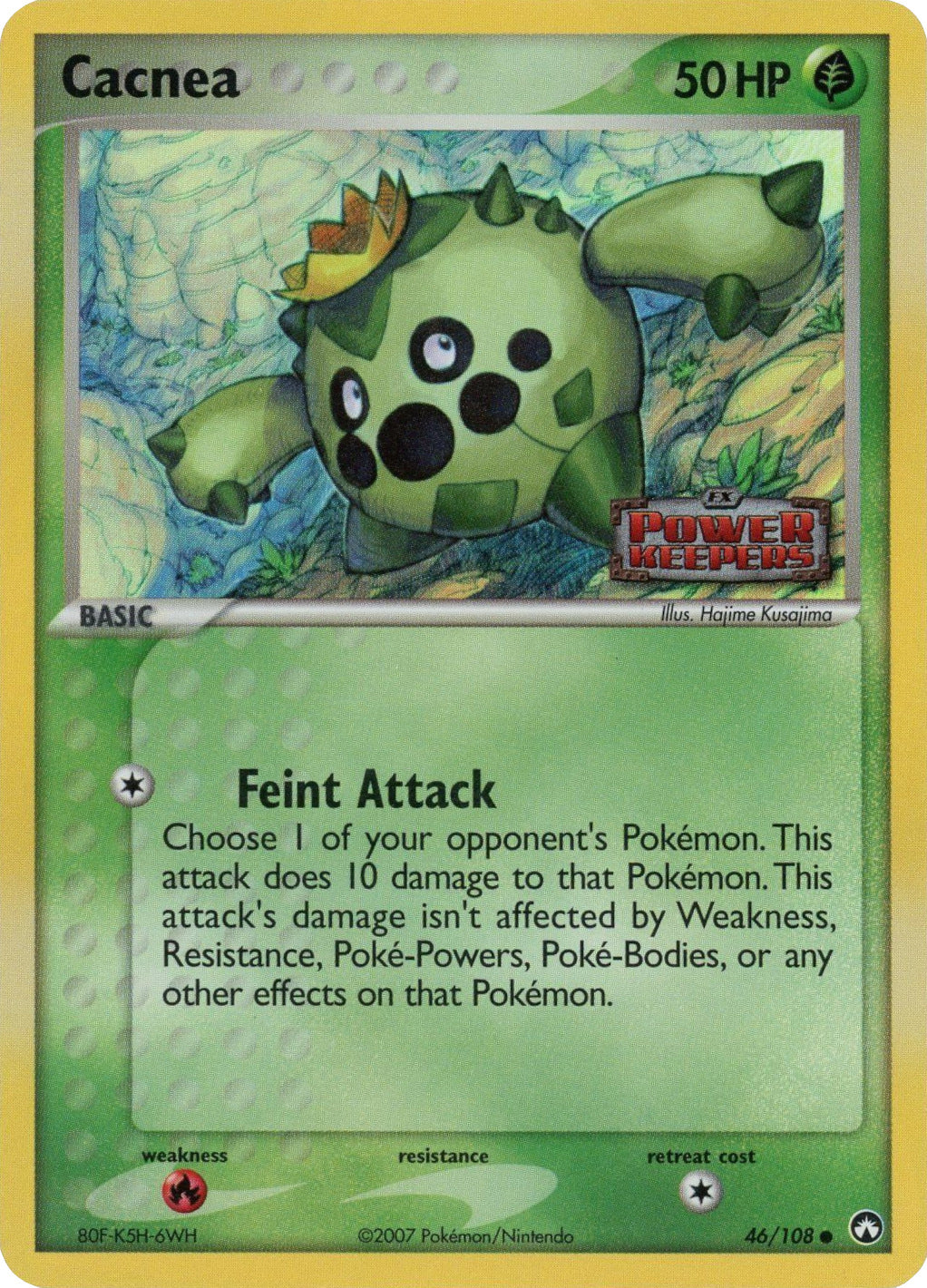 Cacnea (46/108) (Stamped) [EX: Power Keepers] | GnG Games