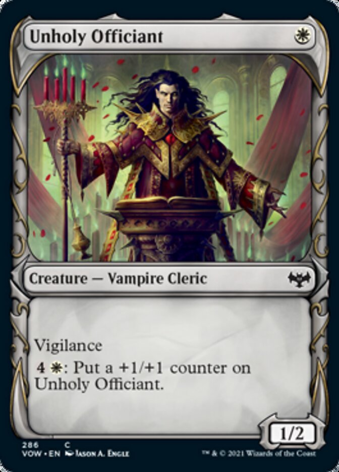 Unholy Officiant (Showcase Fang Frame) [Innistrad: Crimson Vow] | GnG Games