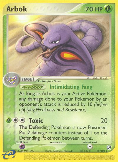 Arbok (29/100) [EX: Sandstorm] | GnG Games