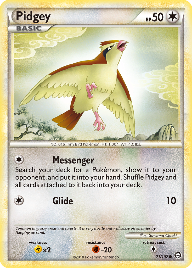 Pidgey (71/102) [HeartGold & SoulSilver: Triumphant] | GnG Games