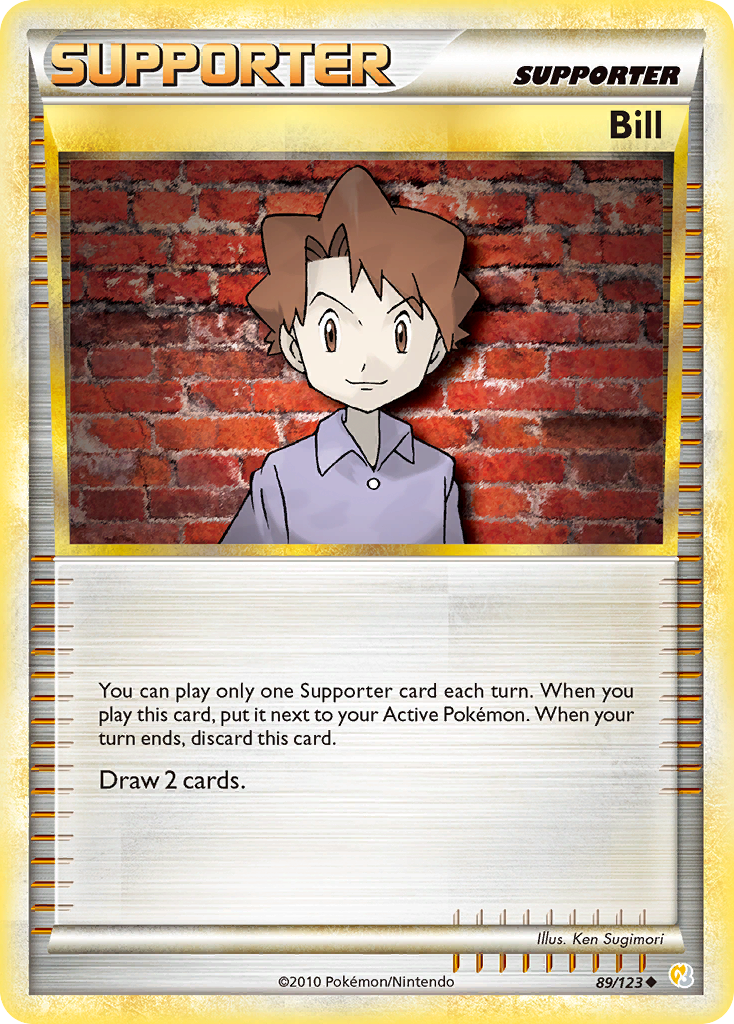 Bill (89/123) [HeartGold & SoulSilver: Base Set] | GnG Games