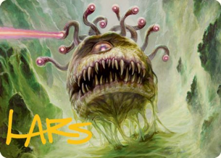 Beholder Art Card (Gold-Stamped Signature) [Dungeons & Dragons: Adventures in the Forgotten Realms Art Series] | GnG Games