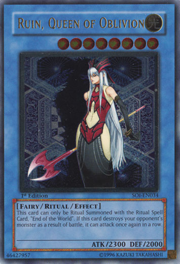 Ruin, Queen of Oblivion (UTR) [SOI-EN034] Ultimate Rare | GnG Games