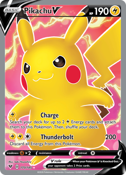 Pikachu V (170/185) [Sword & Shield: Vivid Voltage] | GnG Games