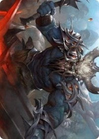 Frenzied Raider Art Card [Kaldheim: Art Series] | GnG Games