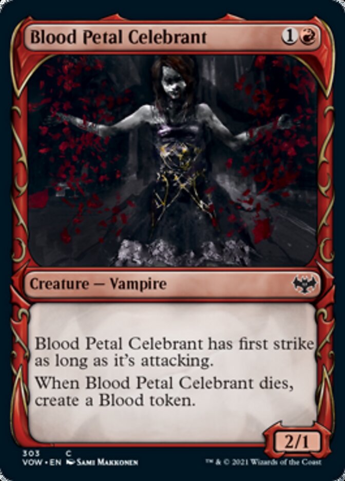 Blood Petal Celebrant (Showcase Fang Frame) [Innistrad: Crimson Vow] | GnG Games