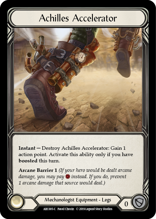 Achilles Accelerator [ARC005-C] 1st Edition Cold Foil | GnG Games