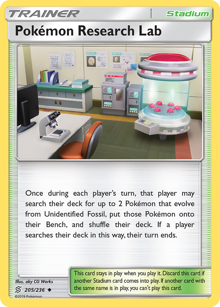 Pokemon Research Lab (205/236) [Sun & Moon: Unified Minds] | GnG Games