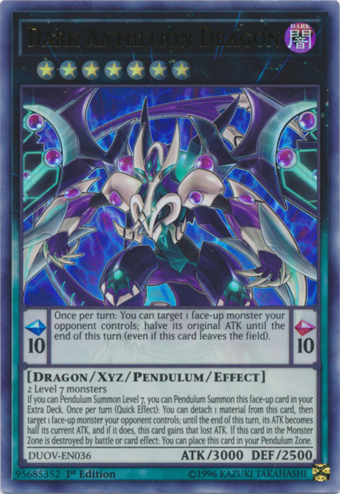 Dark Anthelion Dragon [DUOV-EN036] Ultra Rare | GnG Games