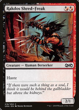 Rakdos Shred-Freak [Ultimate Masters] | GnG Games