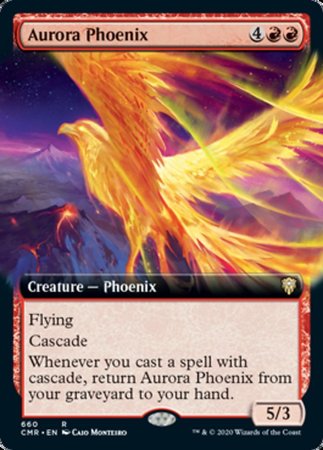 Aurora Phoenix (Extended Art) [Commander Legends] | GnG Games