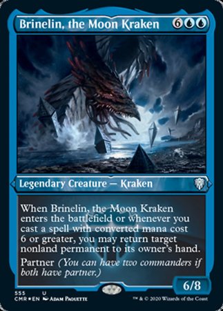 Brinelin, the Moon Kraken (Foil Etched) [Commander Legends] | GnG Games