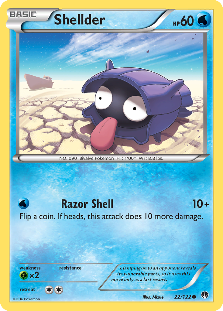 Shellder (22/122) [XY: BREAKpoint] | GnG Games