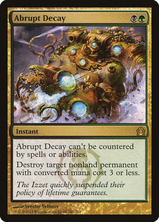 Abrupt Decay [Return to Ravnica] | GnG Games