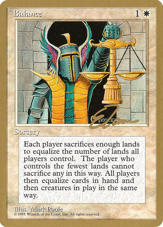 Balance (Eric Tam) [Pro Tour Collector Set] | GnG Games