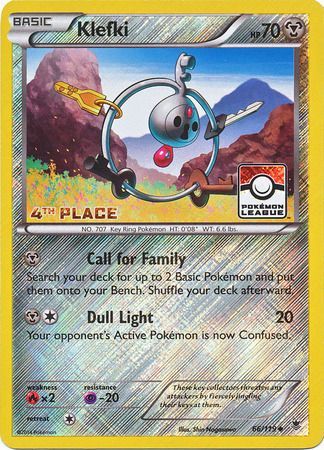 Klefki (66/119) (League Promo 4th Place) [XY: Phantom Forces] | GnG Games