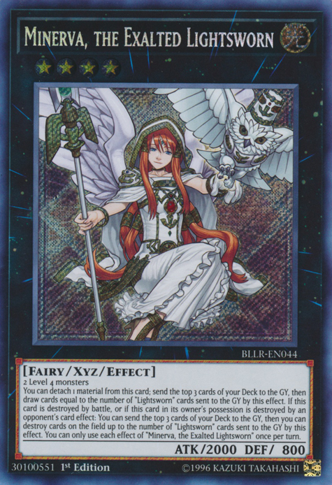 Minerva, the Exalted Lightsworn [BLLR-EN044] Secret Rare | GnG Games