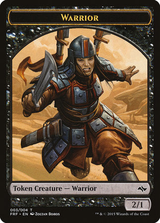 Warrior Token [Fate Reforged Tokens] | GnG Games