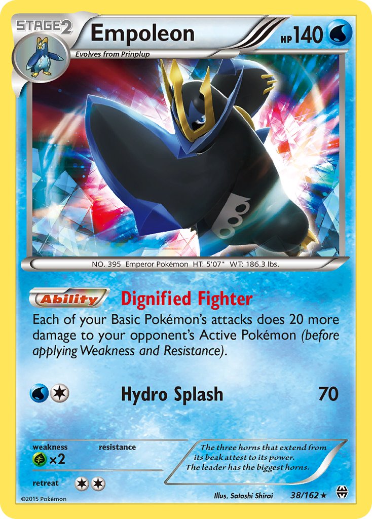 Empoleon (38/162) (Battle Arena Deck Exclusive) (Theme Deck Exclusive) [XY: BREAKthrough] | GnG Games