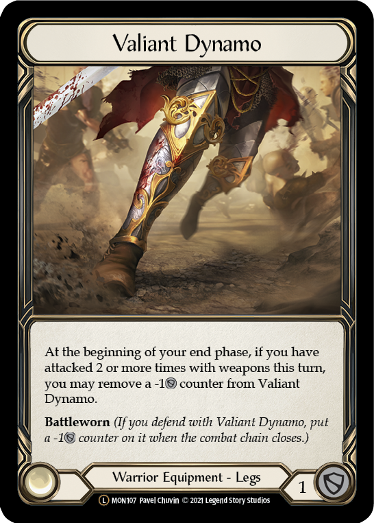 Valiant Dynamo (Rainbow Foil) [U-MON107-RF] Unlimited Edition Rainbow Foil | GnG Games