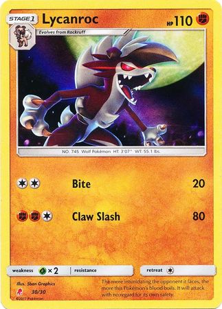 Lycanroc (30/30) [Sun & Moon: Trainer Kit - Lycanroc] | GnG Games