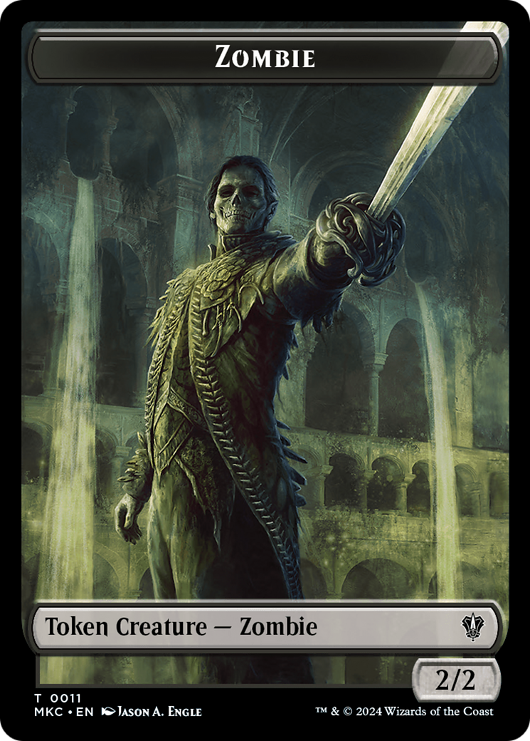 Copy // Zombie Double-Sided Token [Murders at Karlov Manor Commander Tokens] | GnG Games