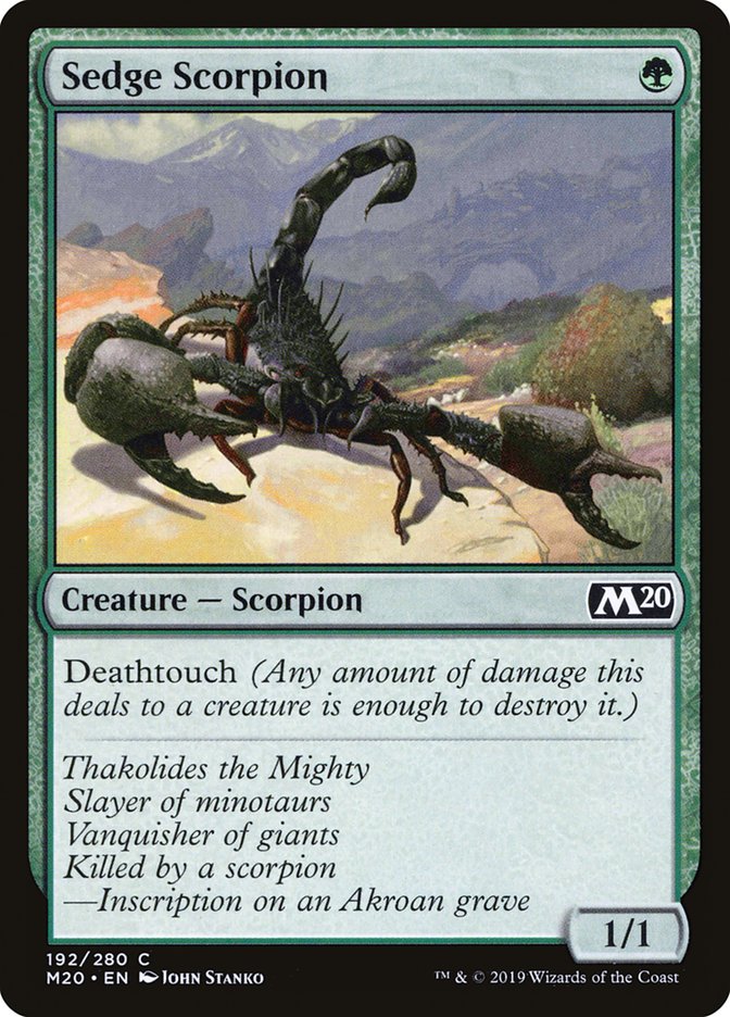 Sedge Scorpion [Core Set 2020] | GnG Games