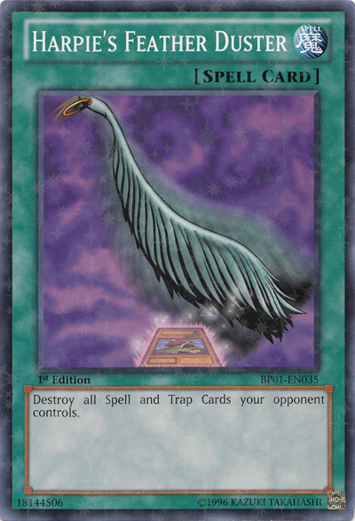 Harpie's Feather Duster [BP01-EN035] Starfoil Rare | GnG Games