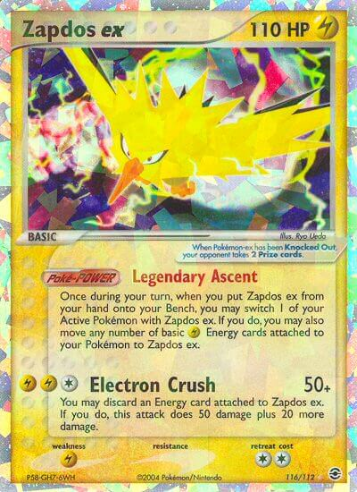 Zapdos ex (116/112) [EX: FireRed & LeafGreen] | GnG Games