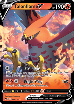 Talonflame V (029/185) [Sword & Shield: Vivid Voltage] | GnG Games