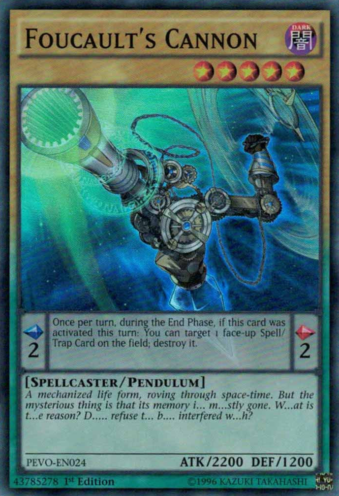 Foucault's Cannon [PEVO-EN024] Super Rare | GnG Games