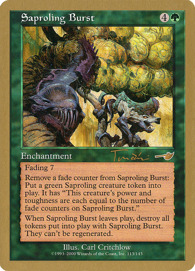 Saproling Burst (Jan Tomcani) [World Championship Decks 2001] | GnG Games