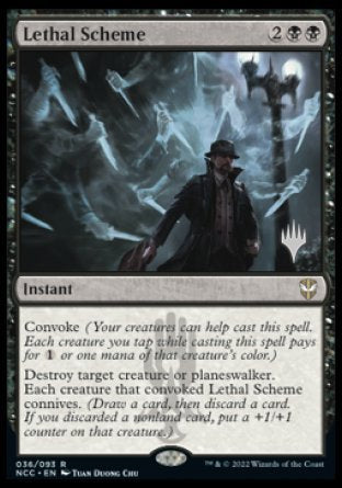 Lethal Scheme (Promo Pack) [Streets of New Capenna Commander Promos] | GnG Games