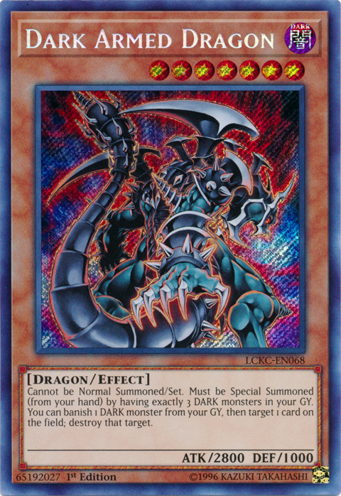 Dark Armed Dragon [LCKC-EN068] Secret Rare | GnG Games