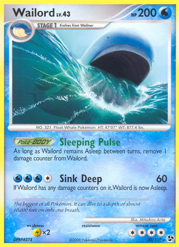Wailord (30/106) [Diamond & Pearl: Great Encounters] | GnG Games
