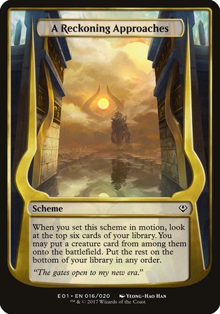 A Reckoning Approaches (Archenemy: Nicol Bolas) [Archenemy: Nicol Bolas Schemes] | GnG Games