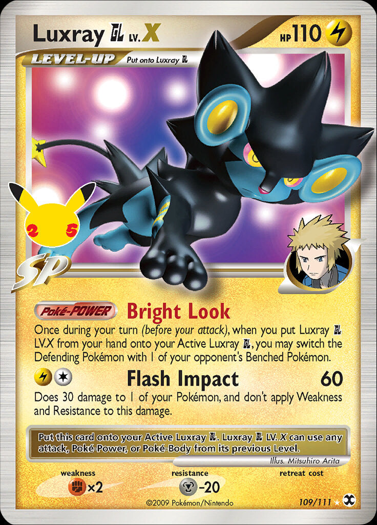 Luxray GL LV.X (109/111) [Celebrations: 25th Anniversary - Classic Collection] | GnG Games