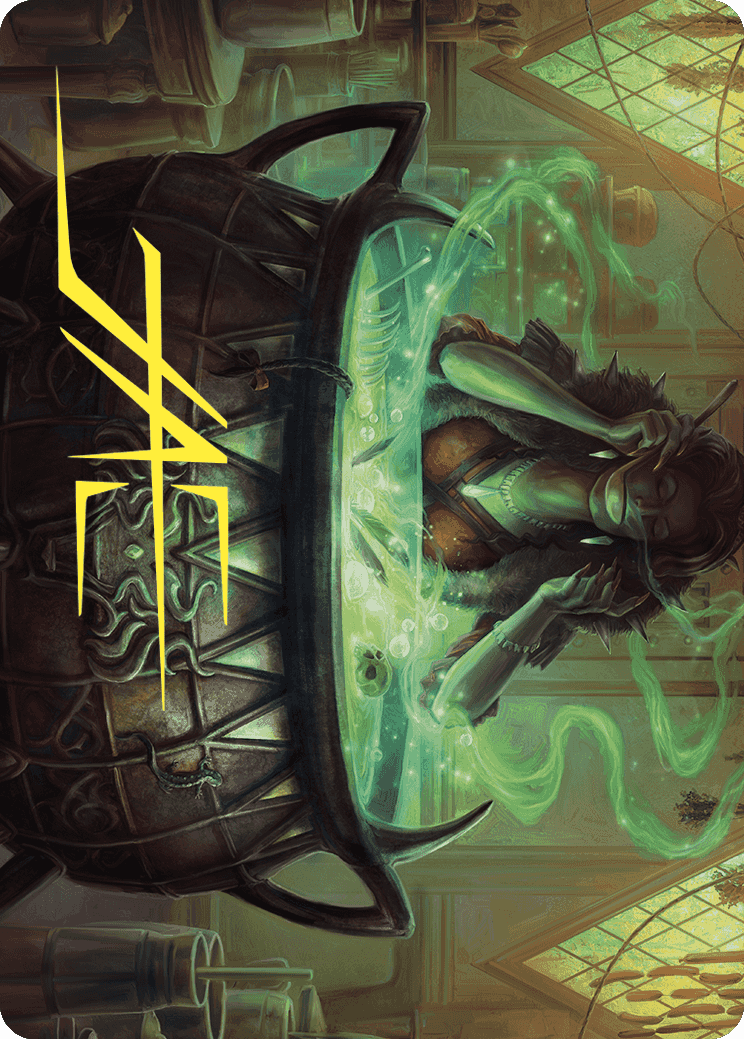 Agatha's Soul Cauldron Art Card (Gold-Stamped Signature) [Wilds of Eldraine Art Series] | GnG Games