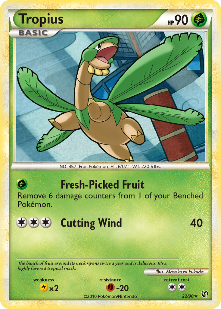 Tropius (22/90) [HeartGold & SoulSilver: Undaunted] | GnG Games