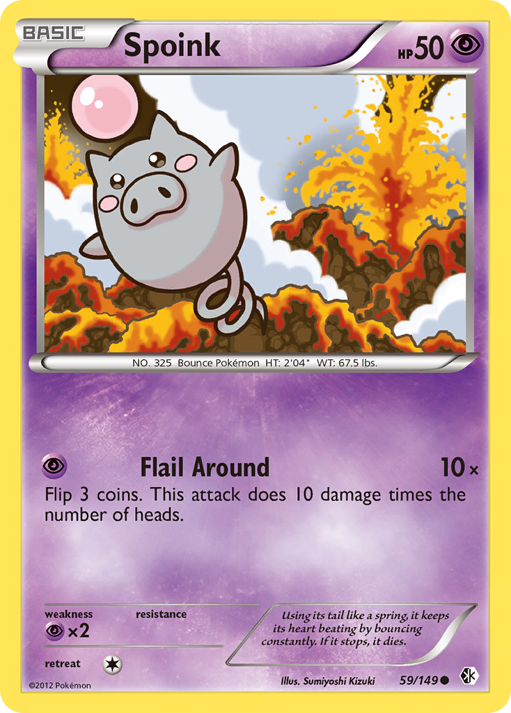 Spoink (59/149) [Black & White: Boundaries Crossed] | GnG Games