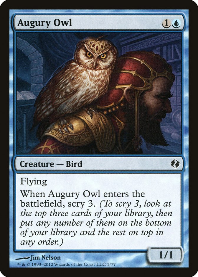 Augury Owl [Duel Decks: Venser vs. Koth] | GnG Games