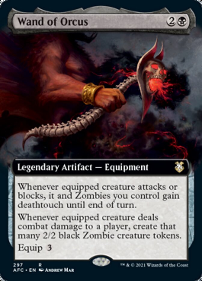 Wand of Orcus (Extended) [Dungeons & Dragons: Adventures in the Forgotten Realms Commander] | GnG Games