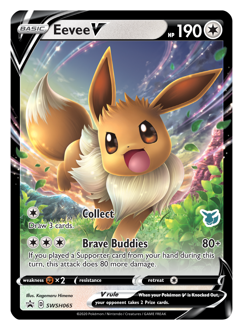 Eevee V (SWSH065) (Eevee Deck) [Battle Academy 2022] | GnG Games