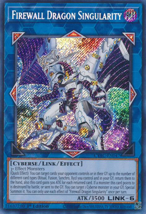 Firewall Dragon Singularity [CYAC-EN047] Secret Rare | GnG Games