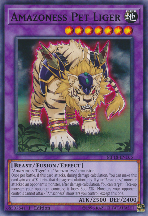 Amazoness Pet Liger [MP18-EN166] Common | GnG Games