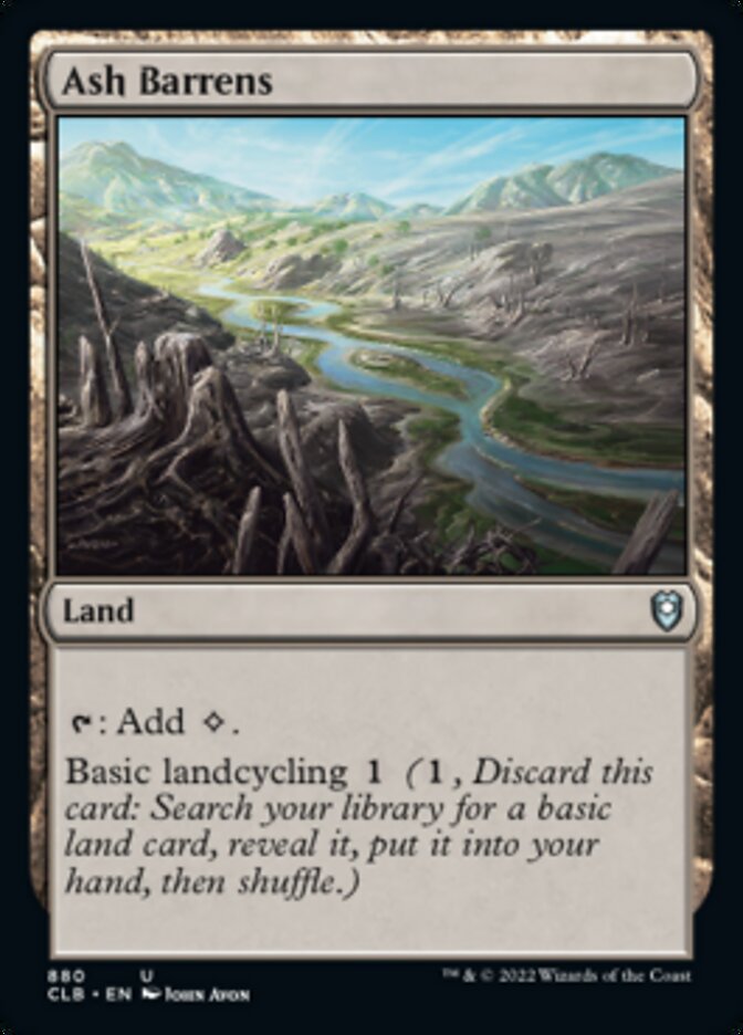 Ash Barrens [Commander Legends: Battle for Baldur's Gate] | GnG Games