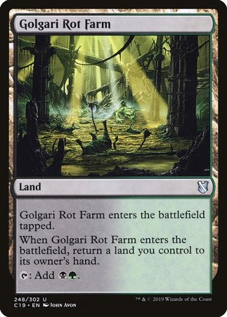 Golgari Rot Farm [Commander 2019] | GnG Games