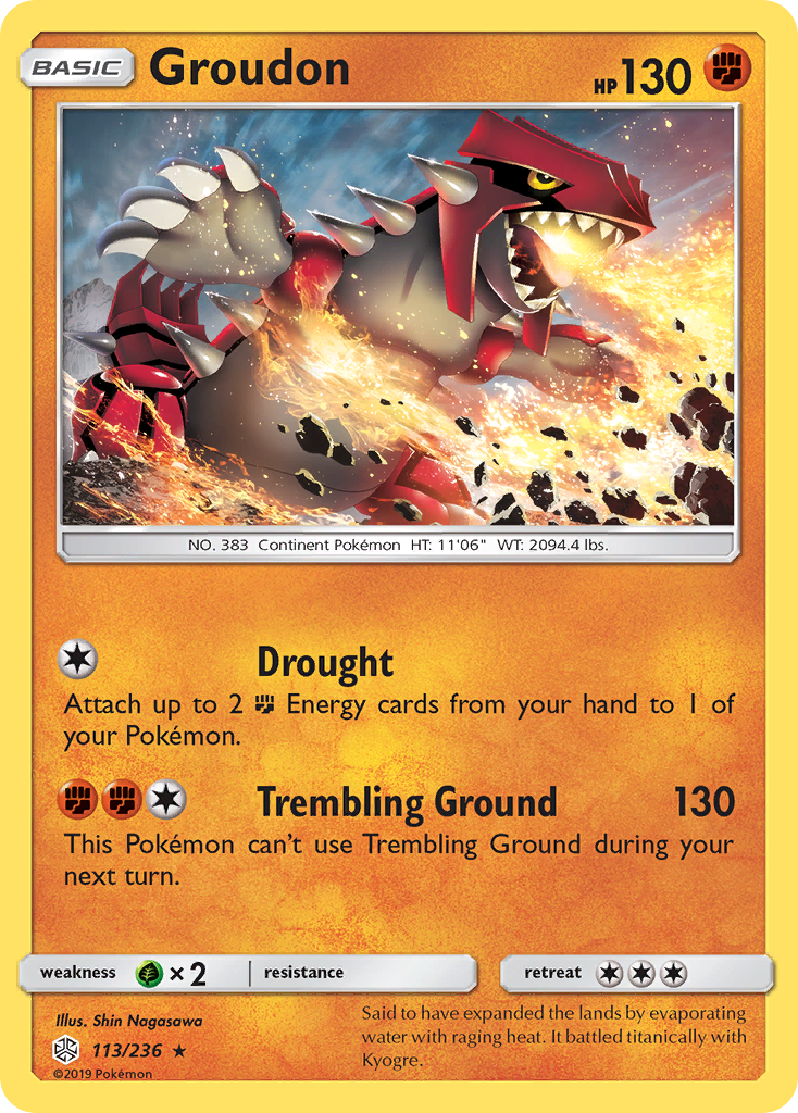 Groudon (113/236) [Sun & Moon: Cosmic Eclipse] | GnG Games