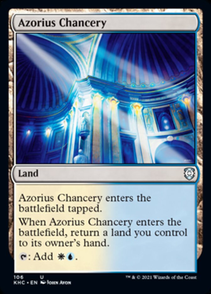 Azorius Chancery [Kaldheim Commander] | GnG Games